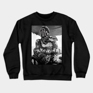 Vintage Photo of Peruvian Fisherman Crewneck Sweatshirt